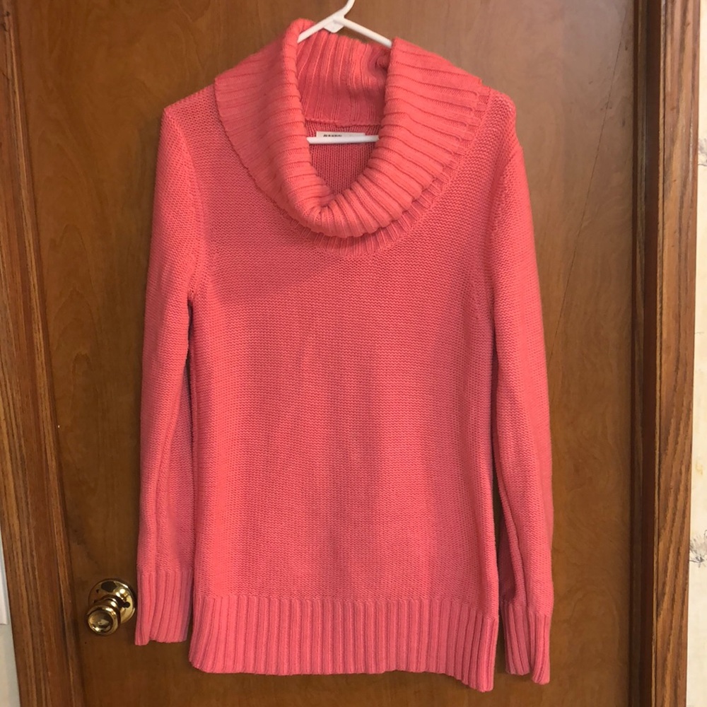 Old navy Large coral cowl neck sweater